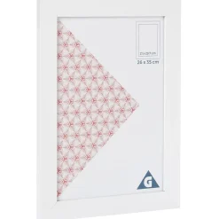 Cadre photo bois blanc 26x35cm pour photo 21x29,7cm < Gifi Online