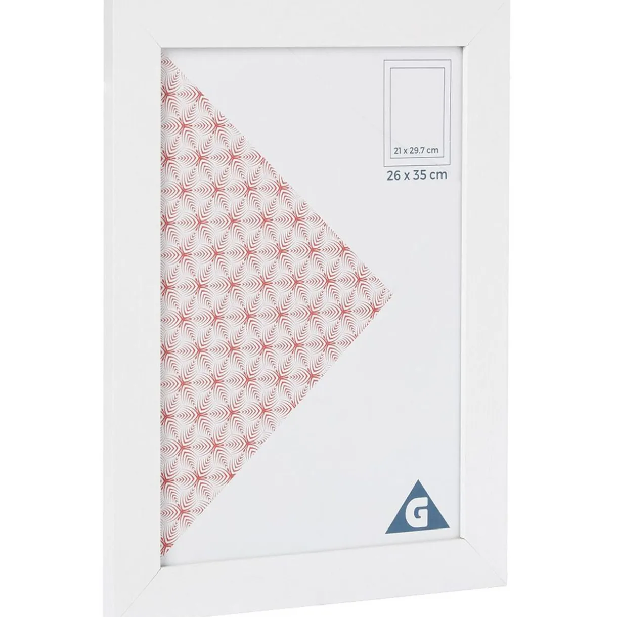 Cadre photo bois blanc 26x35cm pour photo 21x29,7cm < Gifi Online