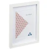 Cadre photo bois blanc 20x26cm pour photo 13x18cm