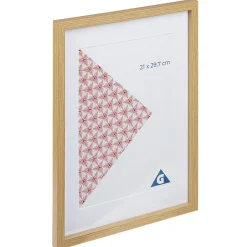 Cadre photo bois clair 30x40cm pour photo 21x29,7cm < Gifi