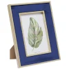 Cadre photo bois doré et velours 10x20cm (2 modèles) < Gifi New