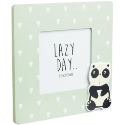 Cadre photo bois enfant décor animal 17x17cm pour photo 10x10cm (4 modèles) < Gifi Clearance
