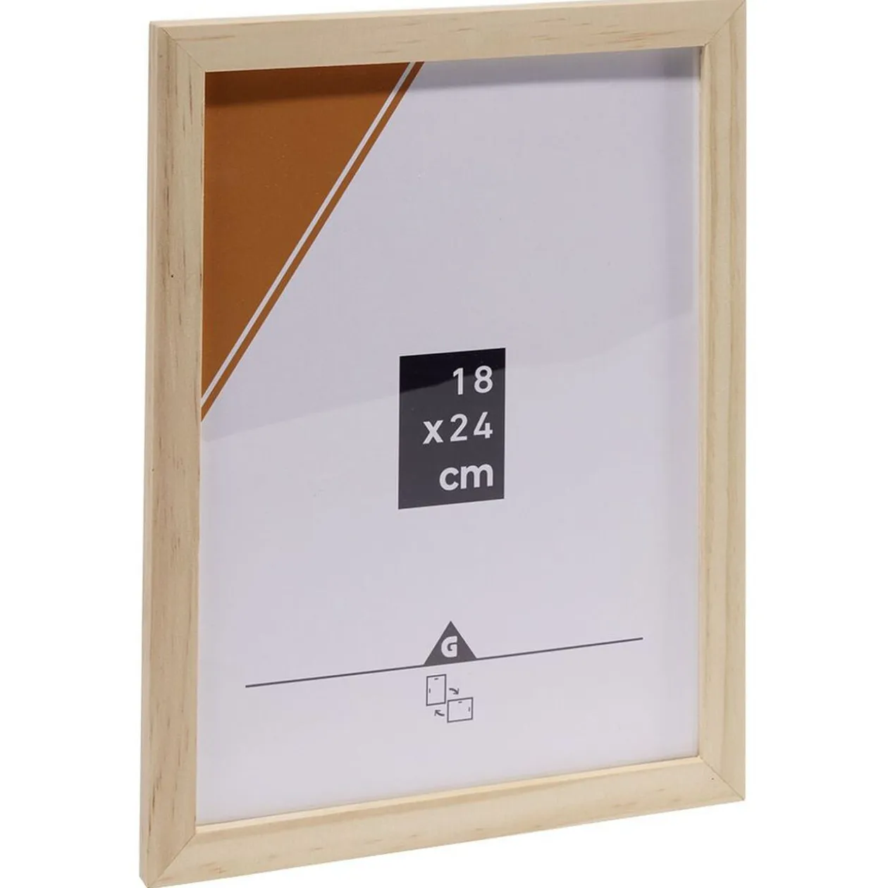 Cadre photo bois 20x26cm pour photo 18x24cm