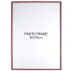 Cadre photo bord vague plastique coloré 54x74cm pour photo 50x70cm (3 modèles)
