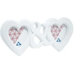 Cadre photo coeur blanc pour 2 photos < Gifi Online