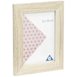 Cadre photo cérusé naturel 1 vue 13 x 18 cm < Gifi Discount