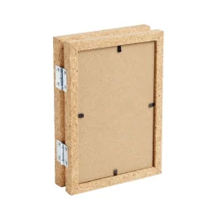 Cadre photo double en bois 25x17cm pour photo 10x15cm