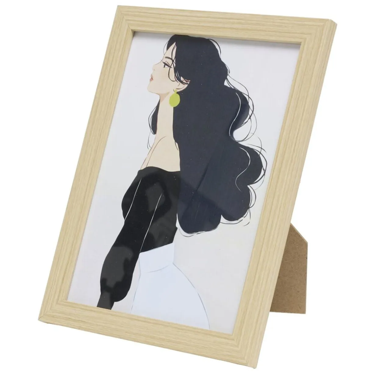 Cadre photo en bois 15xH18cm pour photo 13x18cm < Gifi New