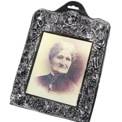 Cadre photo Halloween 3D lenticulaire plastique noir 21x30cm
