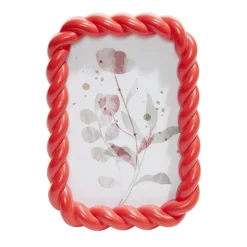 Cadre photo plastique contour torsadé 13x18cm (4 modèles)