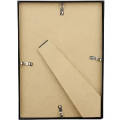 Cadre photo plastique noir 22x31cm pour photo 21x29.7cm