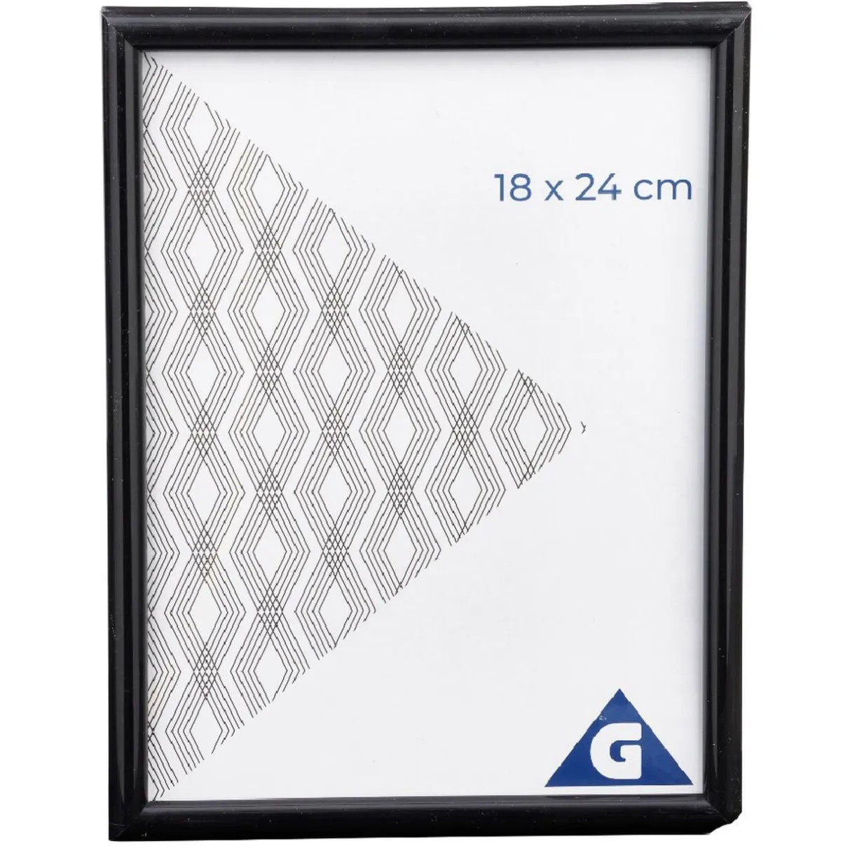 Cadre photo plastique noir 19x25cm pour photo 18x24cm < Gifi New