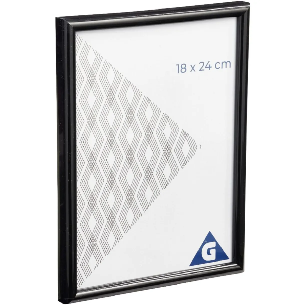 Cadre photo plastique noir 19x25cm pour photo 18x24cm < Gifi New
