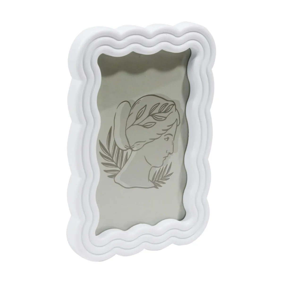 Cadre photo plastique vague 12x17cm pour photo 10x15cm (3 modèles) < Gifi Outlet