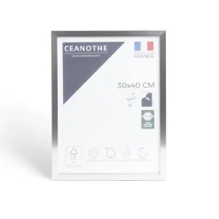 Cadre photo résine gris acier 32,7x42,7cm pour photo 30x40cm < Gifi Clearance