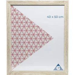 Cadre photo 45x55 gris en bois