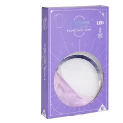 Cadre sable mouvant à poser LED lumineux USB H19cm - 4 modèles