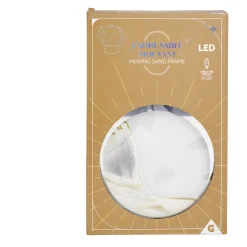 Cadre sable mouvant à poser LED lumineux USB H19cm - 4 modèles