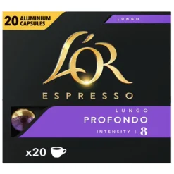 Café capsule L'or Lungo profondo 20 doses intensité 8 < Gifi