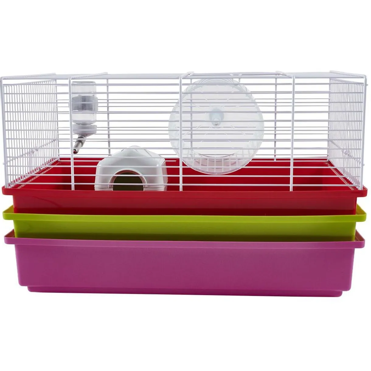 Cage pour rongeur avec 4 accessoires L46x29,5xH23cm < Gifi Sale