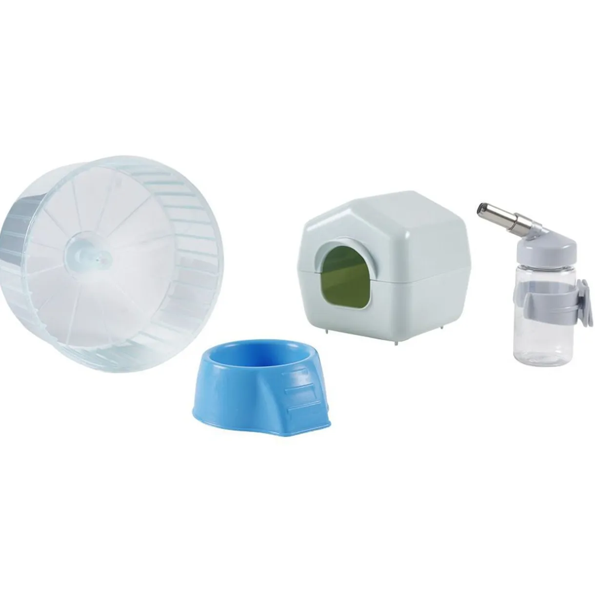Cage pour rongeur avec 4 accessoires L46x29,5xH23cm < Gifi Sale