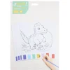 Cahier de coloriage 24 pages avec peinture à l'eau (2 modèles) < Gifi Hot