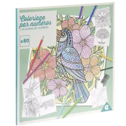 Cahier de coloriages au numéro 80 pages 22x44,6cm