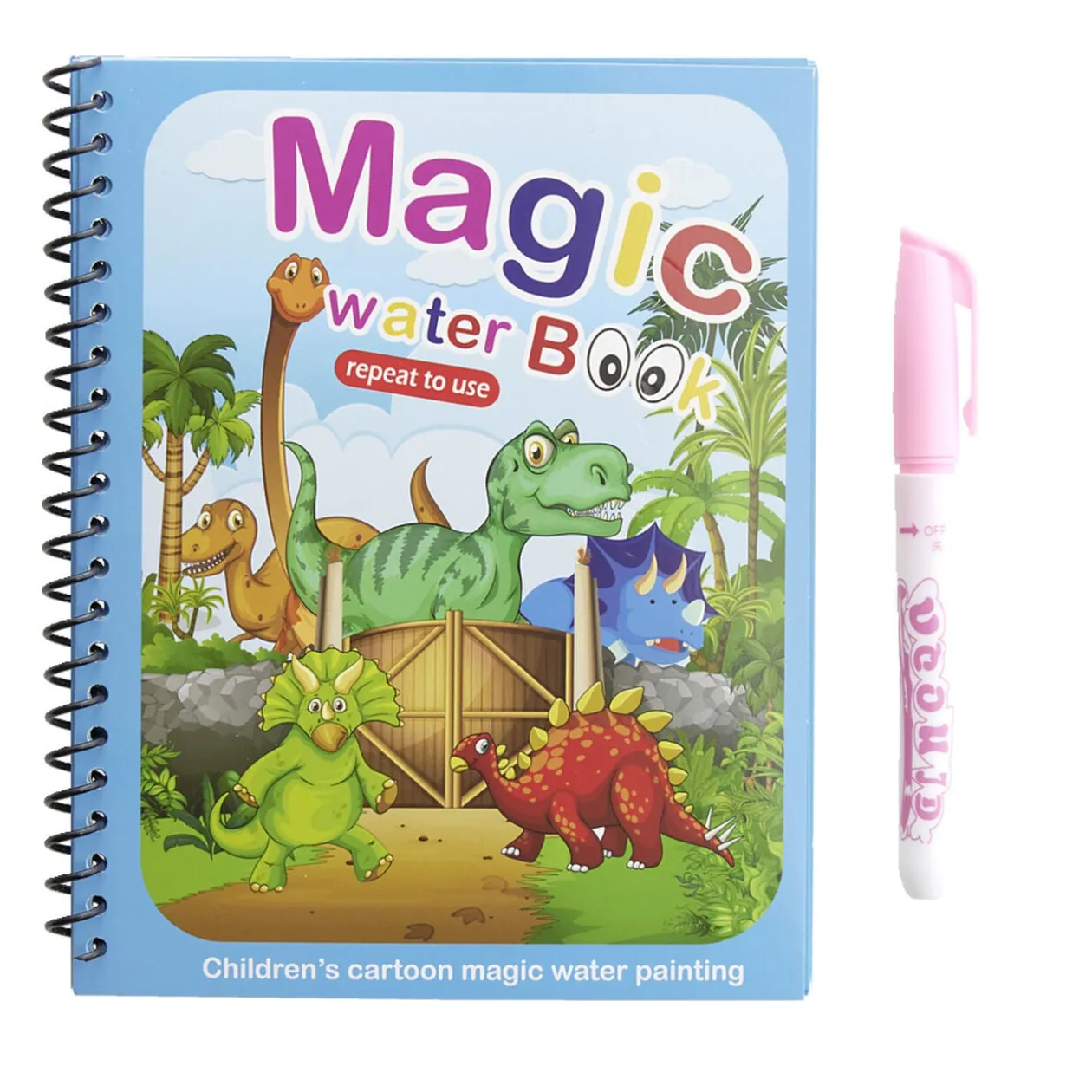 Cahier de dessin magique réutilisable avec stylo