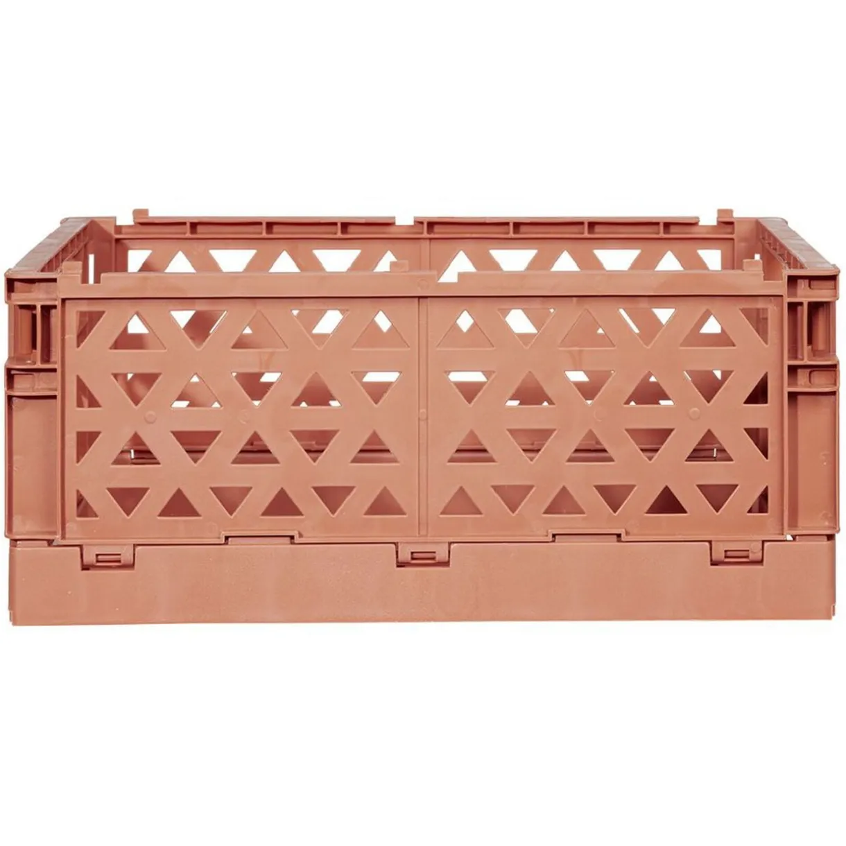 Caisse pliable avec porte-étiquette marron L33xl25xH15cm < Gifi Best
