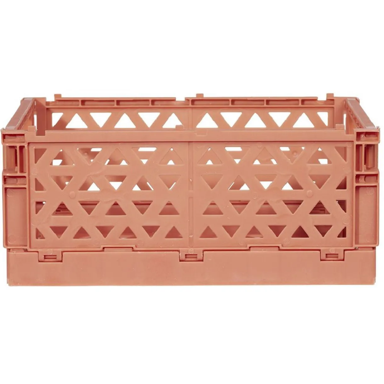 Caisse pliable avec porte-étiquette marron L17xl12,5xH7cm < Gifi Hot