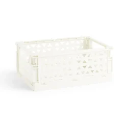 Caisse pliable beige pastel 3,4L - 24x17xH10cm < Gifi Best