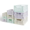 Caisse pliable vert pastel 9,1L- 33x23xH14cm