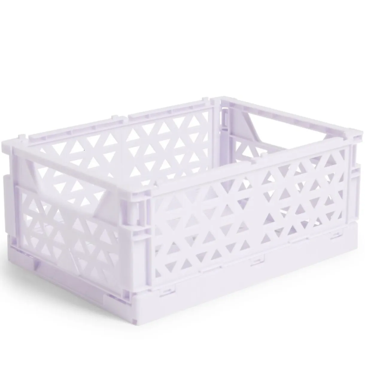 Caisse pliable violet pastel 3,4L - 24x17xH10cm < Gifi Outlet