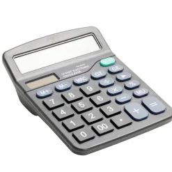 Calculatrice de bureau noir 12x15cm < Gifi New