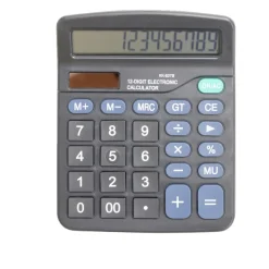Calculatrice de bureau noir 12x15cm < Gifi New