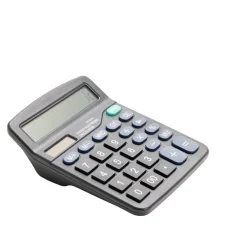 Calculatrice de bureau noir 12x15cm < Gifi New