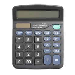 Calculatrice de bureau noir 12x15cm < Gifi New