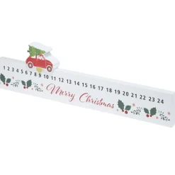 Calendrier de l'Avent voiture 40x11cm