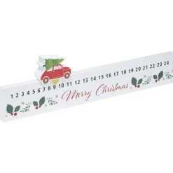 Calendrier de l'Avent voiture 40x11cm