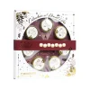 Calendrier du nouvel an thème bougies 7 cases