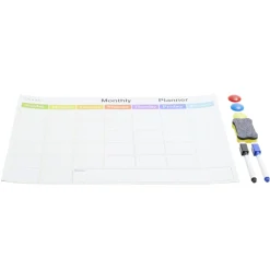 Calendrier mensuel magnétique et 7 accessoires 42x30cm < Gifi