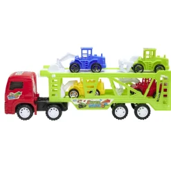 Camion de transport avec 4 tracteurs de chantier L30cm < Gifi Discount