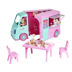 Camion glace avec poupée Amelia 21 pièces