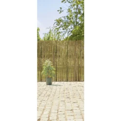 Canisse bambou fendu naturel L.500xH.150cm < Gifi