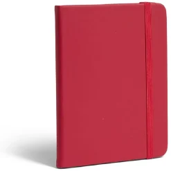 Carnet A6 élastique et couverture mate à lignes 15x21cm