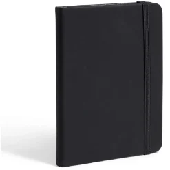 Carnet A6 élastique et couverture mate à lignes 15x21cm