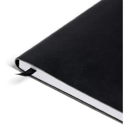 Carnet A5 noir mat à lignes 160 pages 15x21cm < Gifi Best