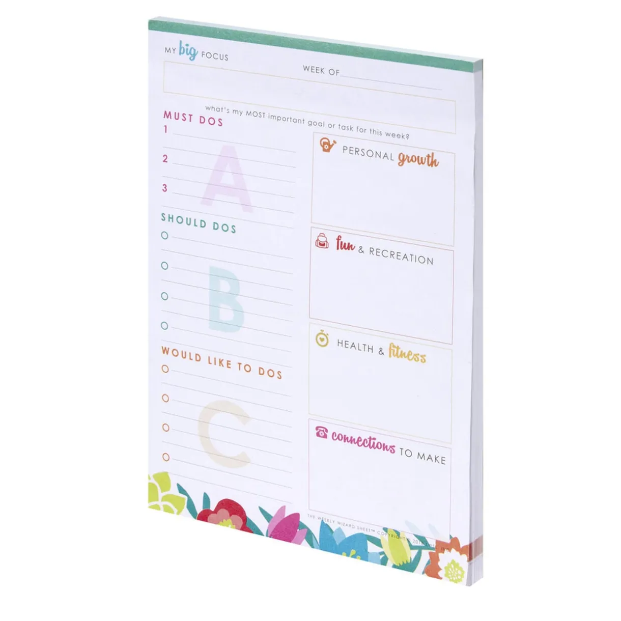 Carnet bloc mémo en papier 50 pages préimprimées 18x13cm < Gifi Online