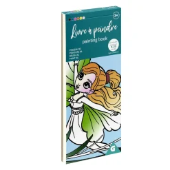 Carnet de coloriage avec pinceau 20 pièces