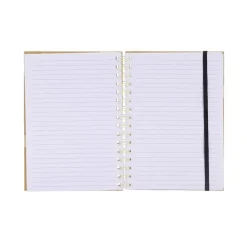 Carnet de note A5 à spirales avec élastique latéral 14,8x21cm (2 modèles)